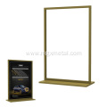  Menu Holder Square Frame Double Sides Floor Display Factory